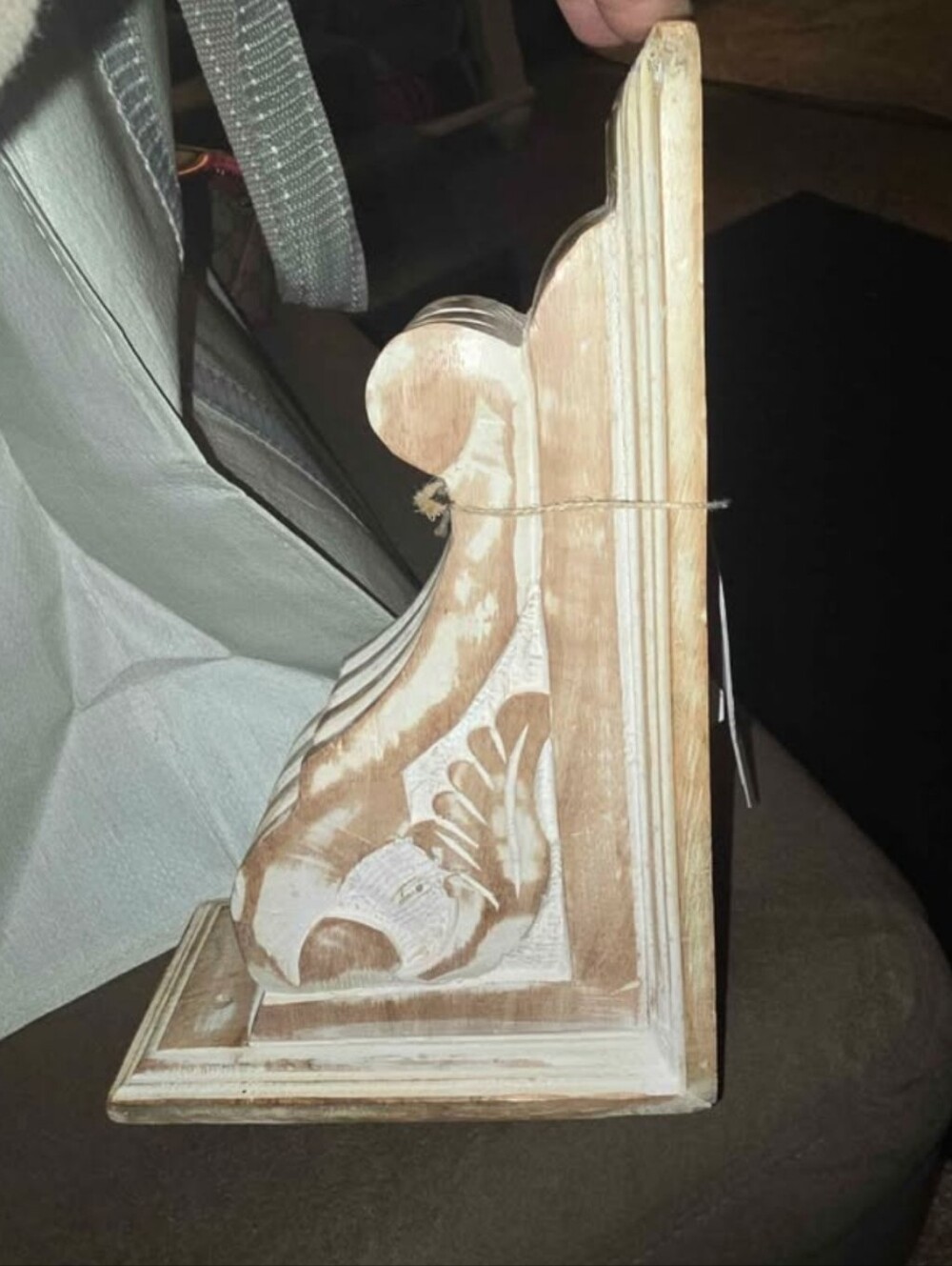Rustic Wooden Corbel Accent